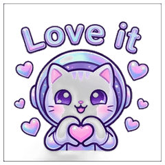 Astro Cat Holographic