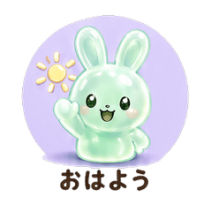 Neon Glow Bunny Daily Chat