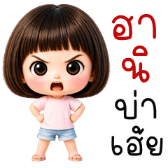 Huahorm cute girl (Kum-muang)