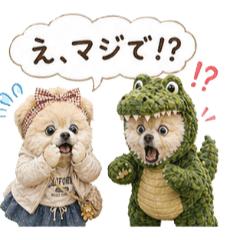 Cute OK Dogs Stickers