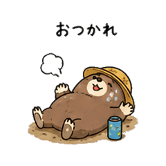 Yuru Mole Farm Real Talk Stickers