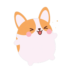 柯基犬 麻糬臉 - AG