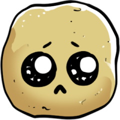 potato various facial expressions