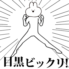 キモ動く目黒うさぎ！