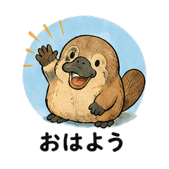 Ukiyo-e Platypus Daily Chat