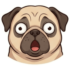 QQ巴戈犬★無文字浮誇表情包