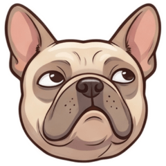 QQ法鬥犬★無文字浮誇表情包