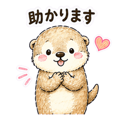Otter Polite Daily Stickers