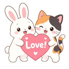 Fluffy Bunny & Kitty: Daily 40