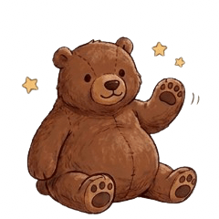 Cute bear stickers2026