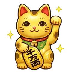 Golden Lucky Cat: Money Luck Pop-up!