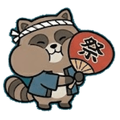 Spilled Takoyaki: Needy Raccoon