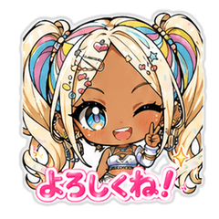 Manba: Heisei Gyaru Daily Stickers