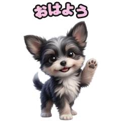 Chihuahua-Maltese LINE Stickers 231