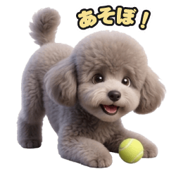 235 Toy Poodle LINE Stickers