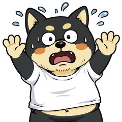 Urgent Kansai Dad Shiba Stickers