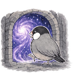 Java Sparrow usefull Stickers