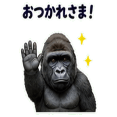 Gorilla Japanese Greeting 03