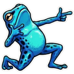 Bizarre Poison Dart Frogs Ultra-Colorful