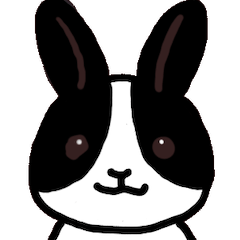 Dutch rabbit Sticker