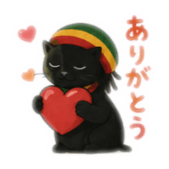 Cute Black Cat Stickers | Daily Use