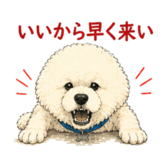 Bichon Frise  Sassy Stickers NanoLife