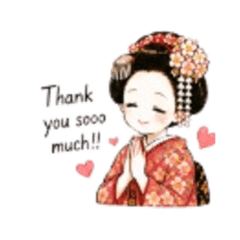 Cute Kyoto Maiko Stickers 2