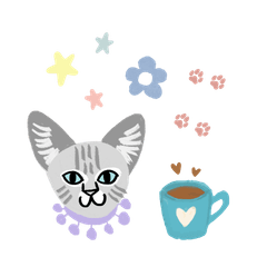 Cute cat stamps0125