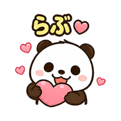 Jiro's Panda Love & Kansai Stickers