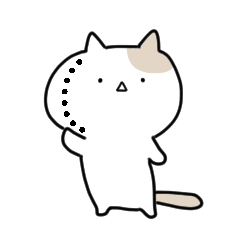 Stickers of the Dotted Cat