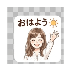 girl- Daily Chat Stickers2