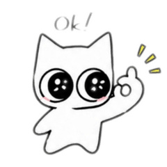 Cute Everyday Cat Stickers.