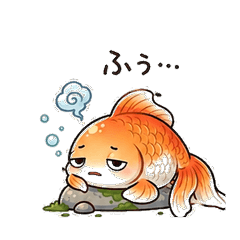 Lazy Goldfish Daily Stickers 2