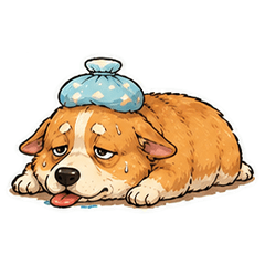 Tired Corgi