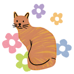 Everyday greetings of a cat
