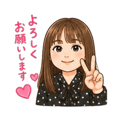 Hayashi Girl Stickers Vol.2