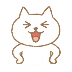 For Cat Lovers! Lazy White Cat Life