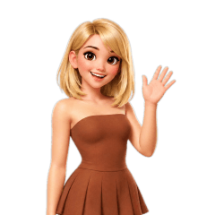 Apple, short hair