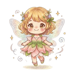Cute and Gentle Fairy Stickers