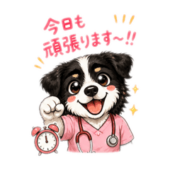Cute Border Collie Daily Stickers 5