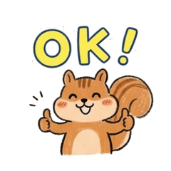 Squirrel - Daily Chat Stickers!