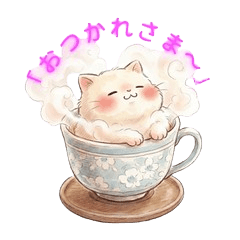 Casual Everyday Cat Stickers