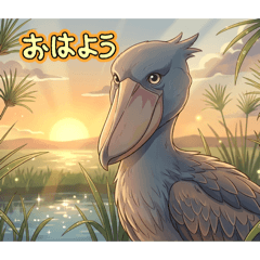 Animal Stickers: Shoebill Edition