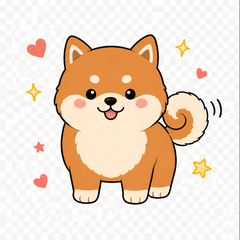 Mellow Shiba Pal