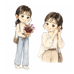 Momomi Casual Greetings