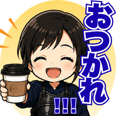 Cute Kendo Girl Daily Life Stickers40