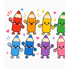 Colorful Pencil Crew
