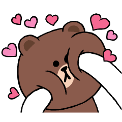 LINE FRIENDS: Cute Loving Expressions