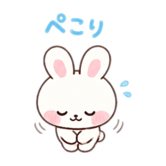 rabbit's pretty stamp