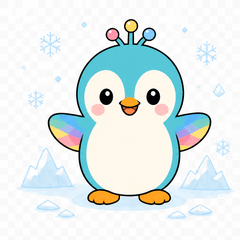 Colorful Penguin Pal